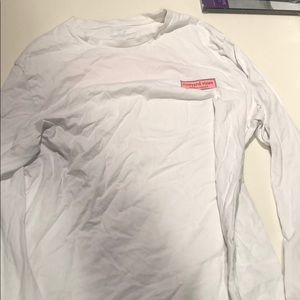 White long sleeve vineyard vines shirt used